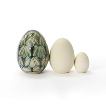 Load image into Gallery viewer, Hand Carved Large Egg #259
