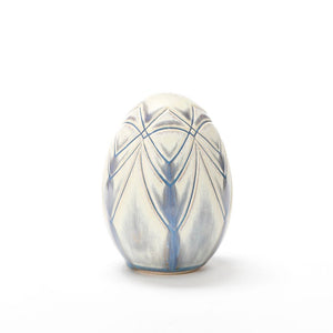 Hand Carved Medium Egg #056