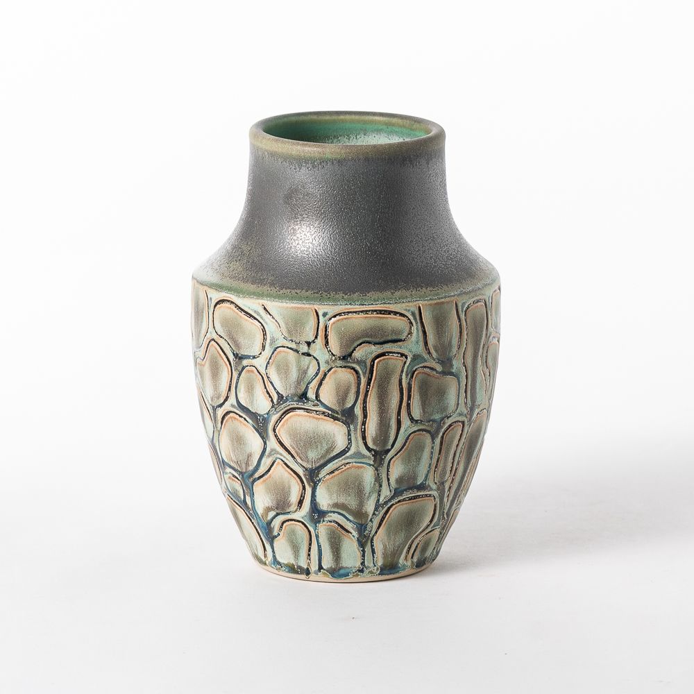 Hand Thrown Animal Kingdom Vase #36