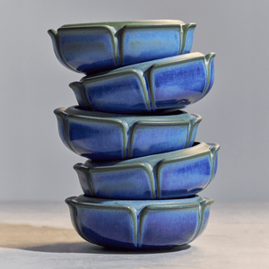 Flower Dish Set, Lapis