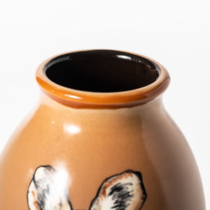 Hand Thrown Animal Kingdom Vase #03