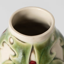 Load image into Gallery viewer, 1921 Holly Leaf Vase- Hand Painted
