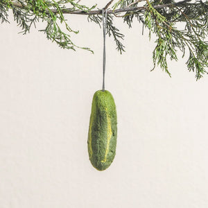 Pickle Felt Ornament