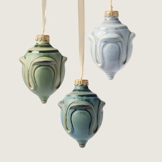 Finial Studio Ornament Trio, Cascade