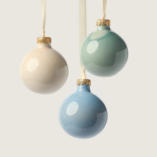 Globe Studio Ornament Trio, Gloss