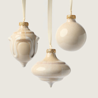 Studio Ornament Trio, Morning Frost