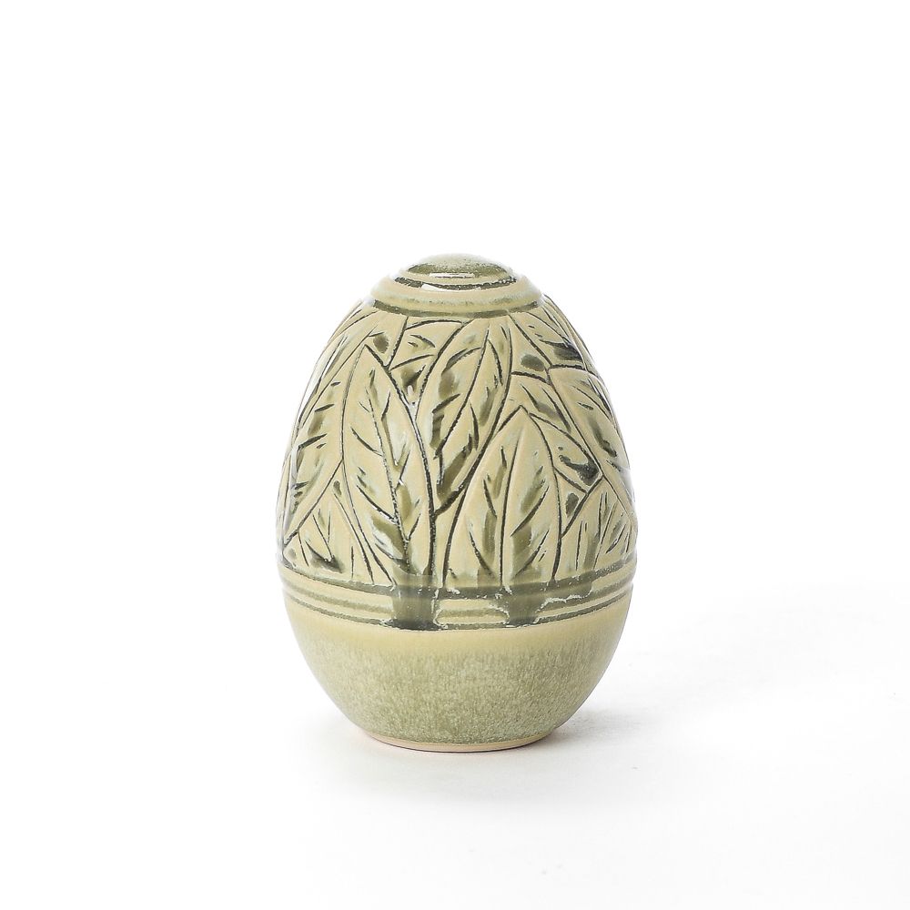 Hand Carved Medium Egg #314