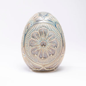 Hand-Carved Egg No. 118, Large