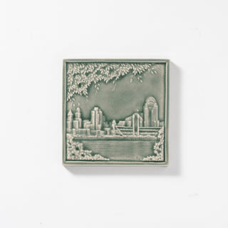 Cincinnati Skyline Tile, Sencha