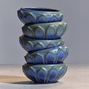 Flower Dish Set, Lapis