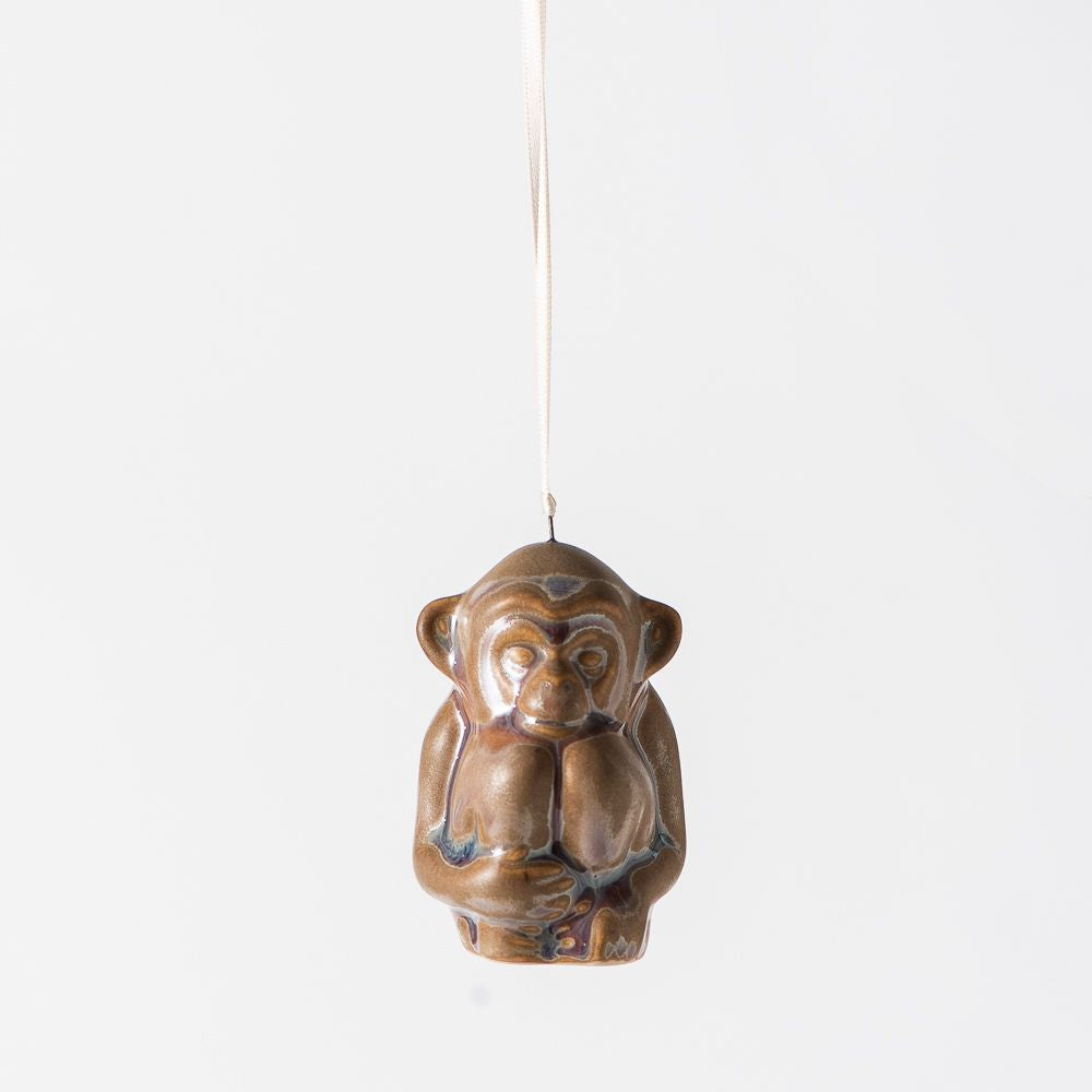Shiri Monkey Ornament - Topaz