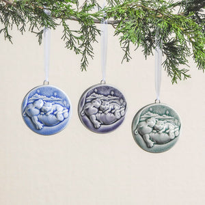 Love You to the Moon and Back Ornament Trio