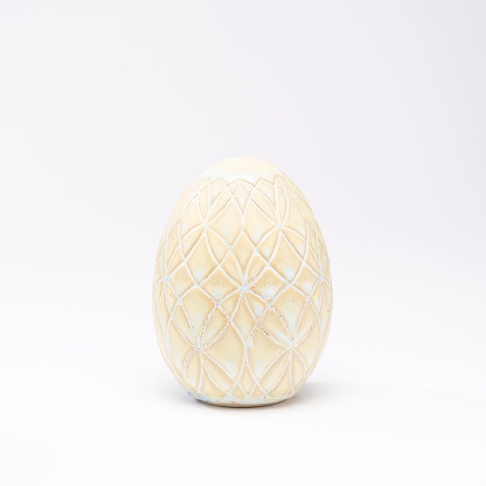 Hand-Carved Egg No. 107, Medium