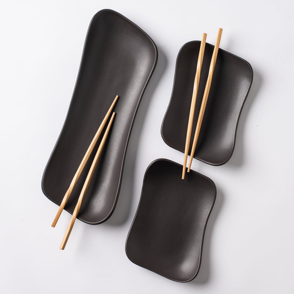 Gift Set- Riverstone Plates with Chopsticks - Box Canyon