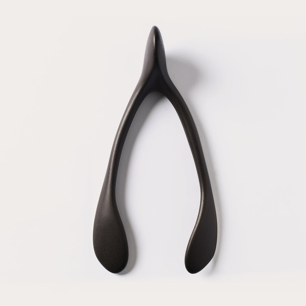 Wishbone Wall Adornment, Peppercorn