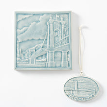 Load image into Gallery viewer, Roebling Bridge Tile + Ornament Bundle | Teton
