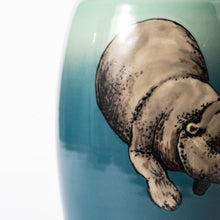 Load image into Gallery viewer, Hand Thrown Animal Kingdom Vase #15
