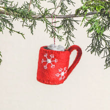 Load image into Gallery viewer, Hot Chocolate Felt Ornament
