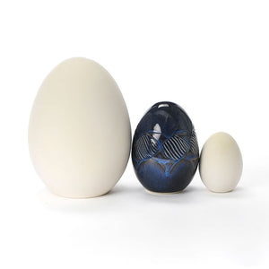 Hand Carved Medium Egg #282