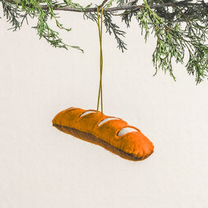 Baguette Felt Ornament