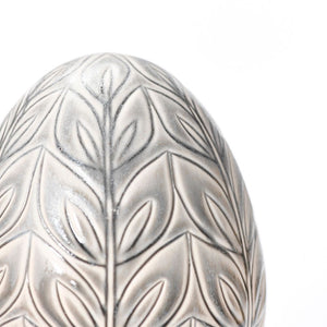 Hand Carved Large Egg #062