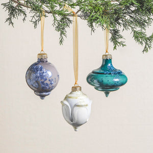 Rookwood Studio Ornaments 2024, Set of Three