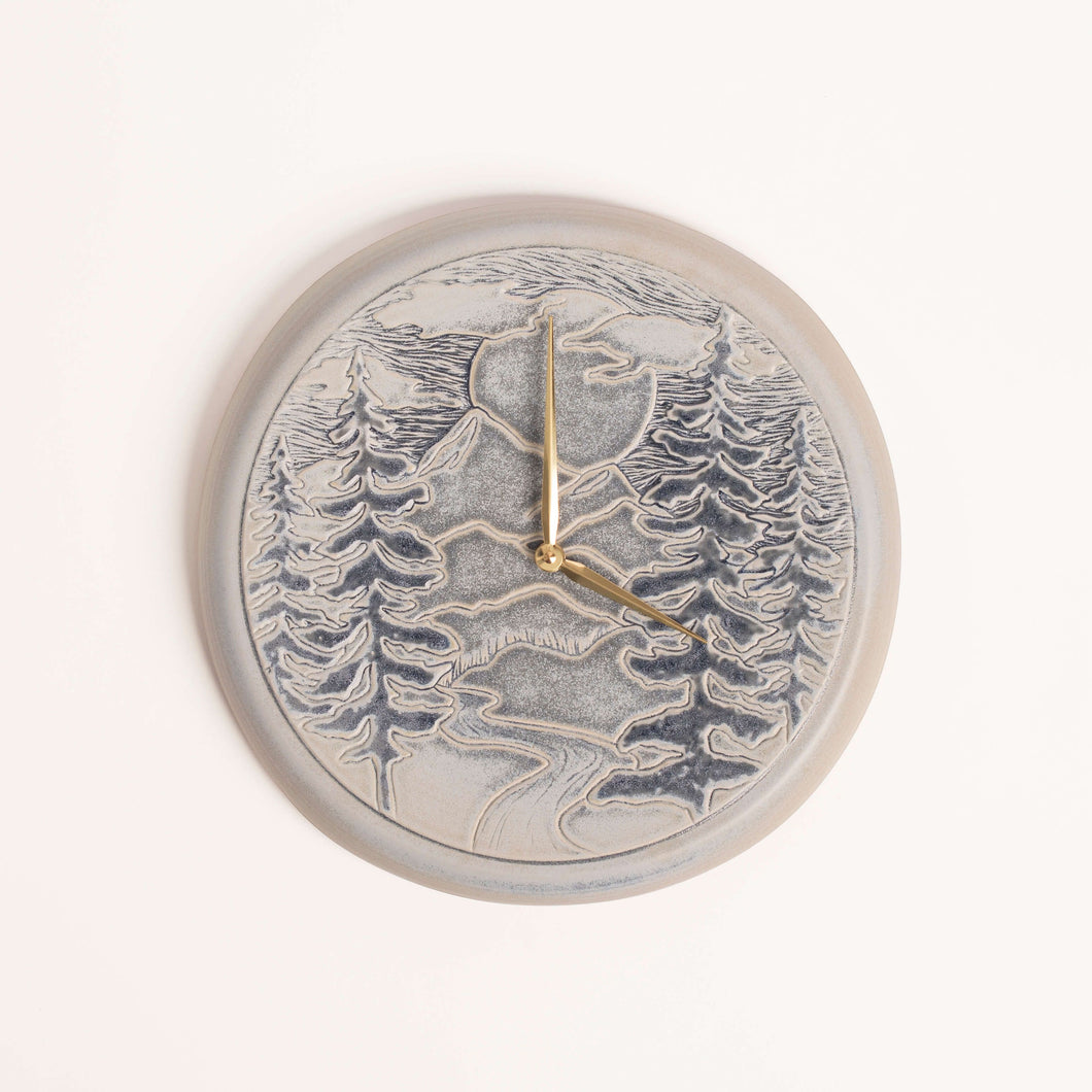 Hand-Thrown Clock, No. 16