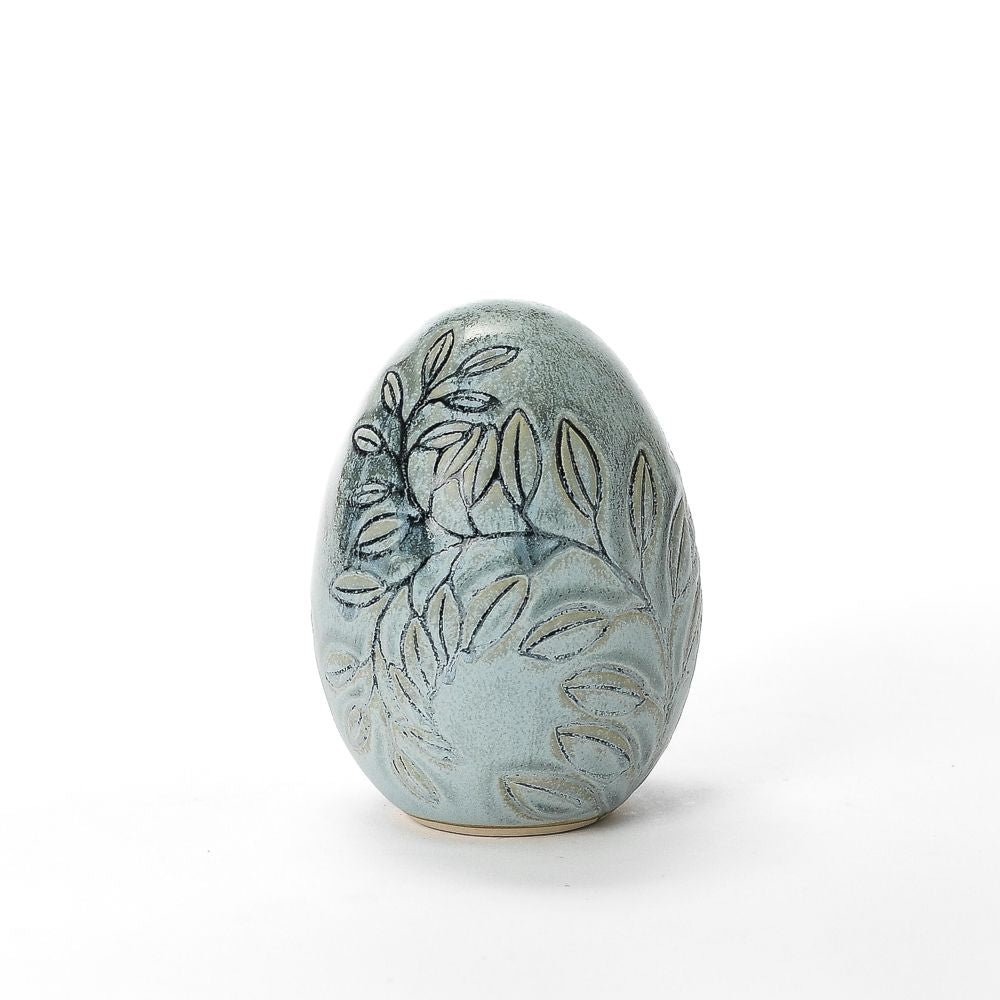 Hand Carved Medium Egg #279