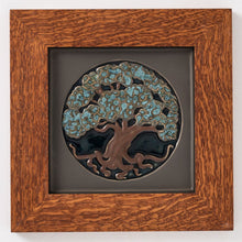 Load image into Gallery viewer, Tree of Life Tile - 12&quot; x 12&quot; - Eclipse
