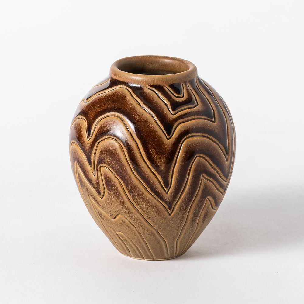 Hand Thrown Animal Kingdom Vase #96