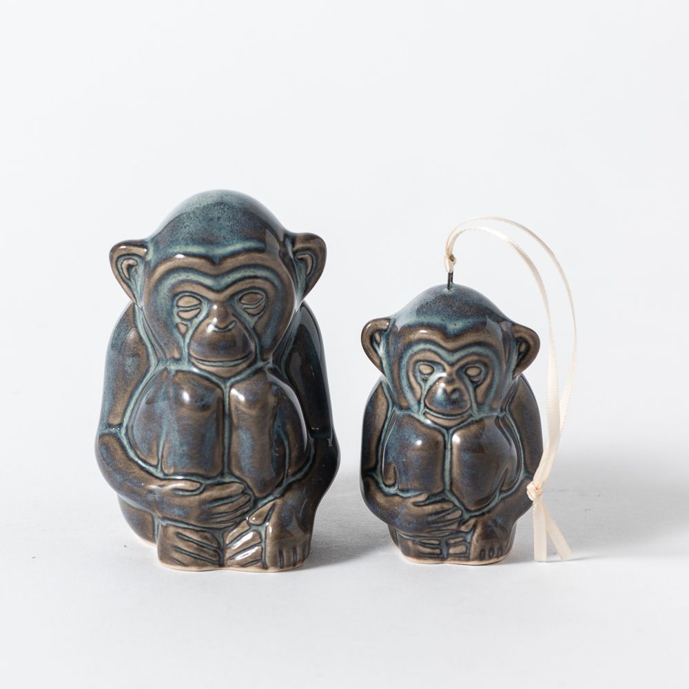 Shiri Monkey Paperweight + Ornament Bundle - Barbary Coast