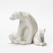Load image into Gallery viewer, Abel Bear Figurine, Large, Snowflake -Annapurna
