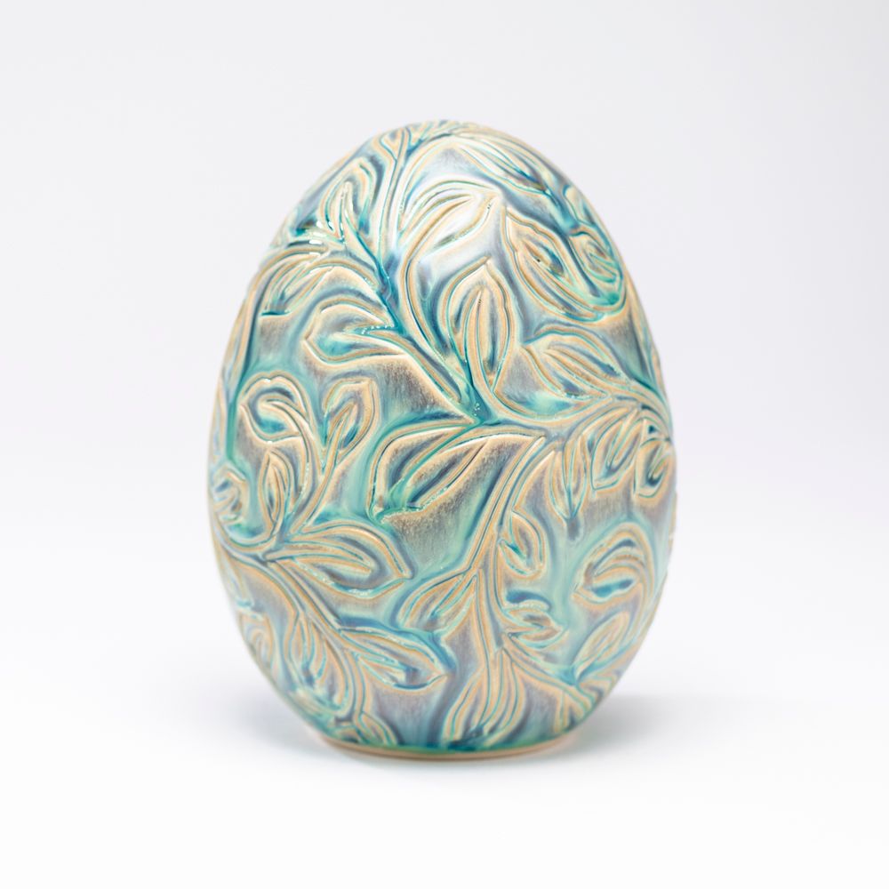 Hand-Carved Egg No. 032, Large