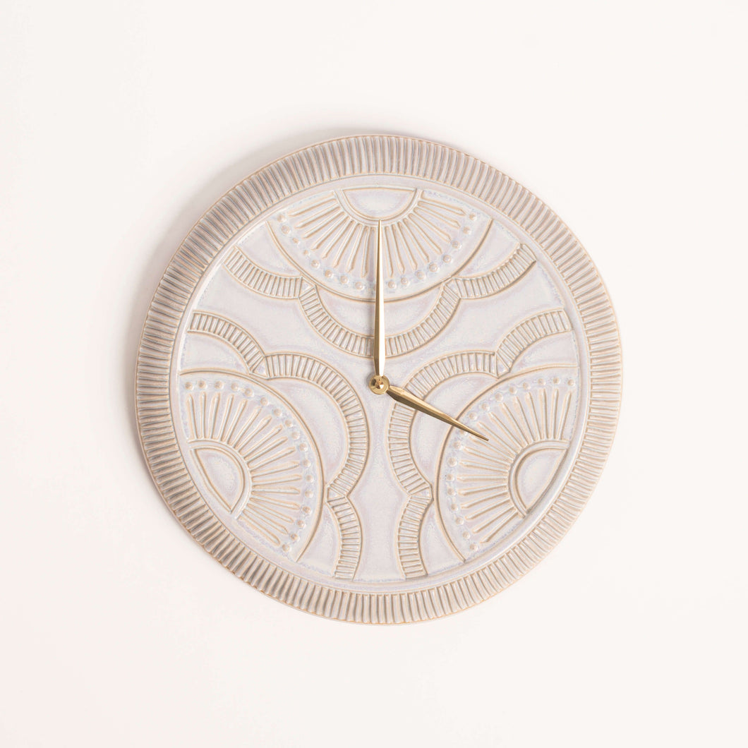 Hand-Thrown Clock, No. 15