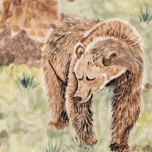 Hand Illustrated Animal Kingdom Tile #85