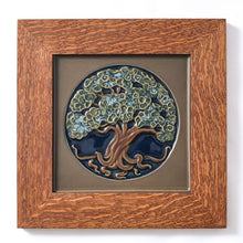 Load image into Gallery viewer, Tree Of Life Tile - 8&quot; x 8&quot; - Eclipse
