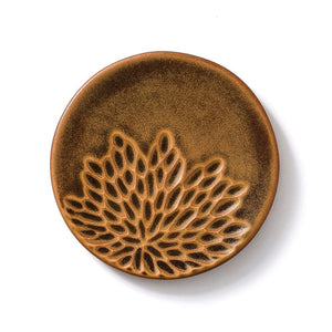 Emilia Small Plate, Chestnut