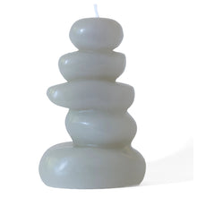 Load image into Gallery viewer, Ebb + Flow Cairn Candle - Light Gray
