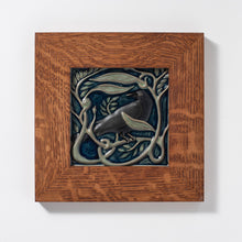 Load image into Gallery viewer, Hand Painted Revival Bird Tiles, Rook
