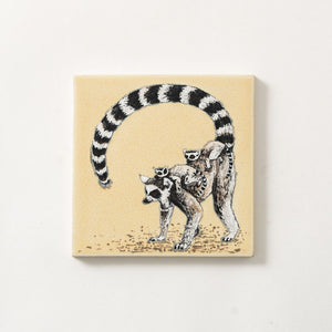 Hand Illustrated Animal Kingdom Tile #73