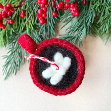 Load image into Gallery viewer, Hot Chocolate Felt Ornament
