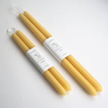 Load image into Gallery viewer, Tapered Beeswax Candles, Natural Gold
