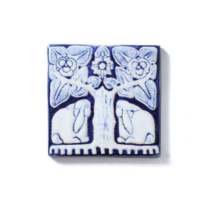 Grove Bunny Tile, Cornflower