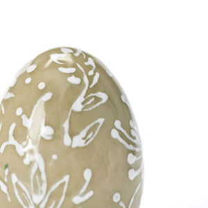 Hand Painted Small Egg #358