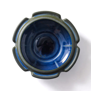 Large Flower Dish, Lapis