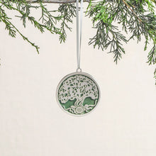 Load image into Gallery viewer, Tree of Life Ornament -Antiqued Clover
