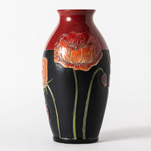 Load image into Gallery viewer, Hand Thrown Homage French Red Vase #07
