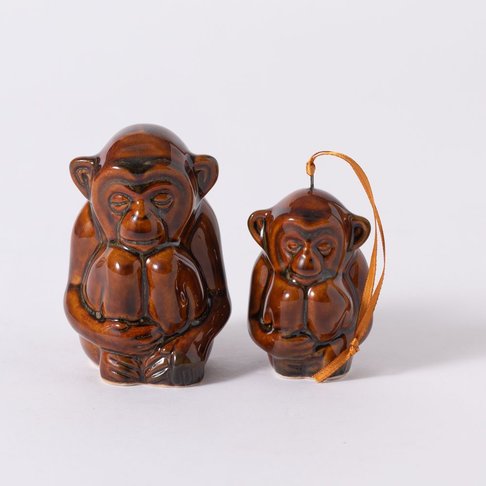 Shiri Monkey Paperweight + Ornament Bundle - Glen Canyon