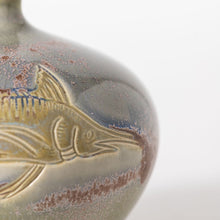 Load image into Gallery viewer, Hand Thrown Under the Sea Vase #70
