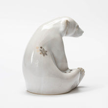 Load image into Gallery viewer, Abel Bear Figurine, Large, Snowflake -Glacier
